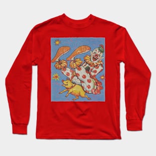 Clown T-Shirt "Dinky Rides a Pig" Long Sleeve T-Shirt